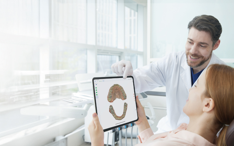 MEDIT i900の特徴:撮影が難しい部位も簡単にスキャン