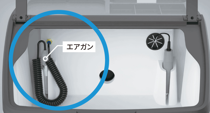 技工用集塵機 Silence-K3/K4の特徴:キャスター付きでスペースを有効活用。選べる2つのボックスサイズ