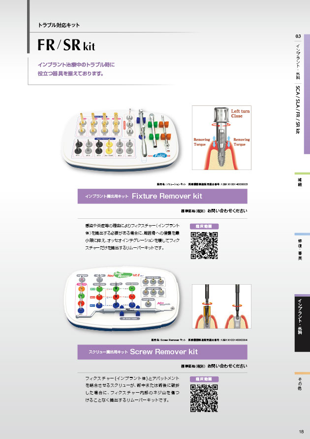 FRキット/SRキット